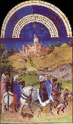 unknow artist, Brod Limbourg, August  from Les Tres Riches Heures du Duc de Berry